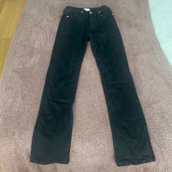 Zara Split Hem Black Jeans - Picture 2 of 4